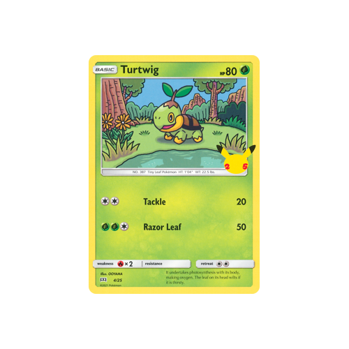 Turtwig 4/25 25th Annv Promo