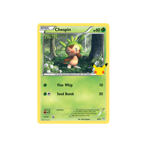 Chespin 6/25 25th Annv Promo