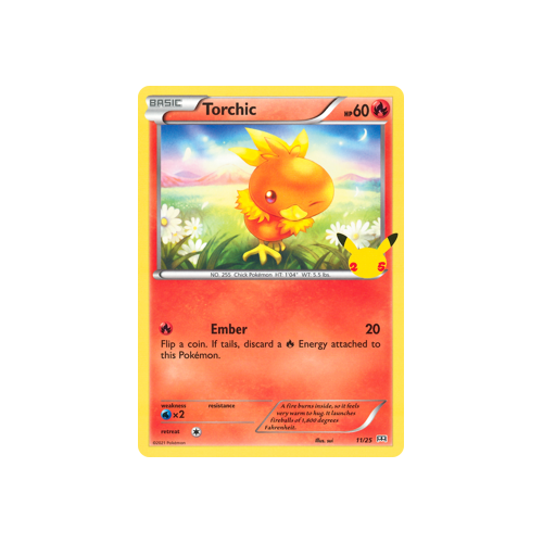 Torchic 11/25 25th Annv Promo