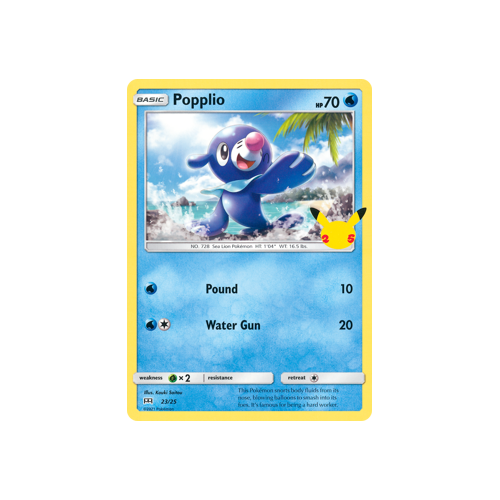 Popplio 23/25 25th Annv Promo