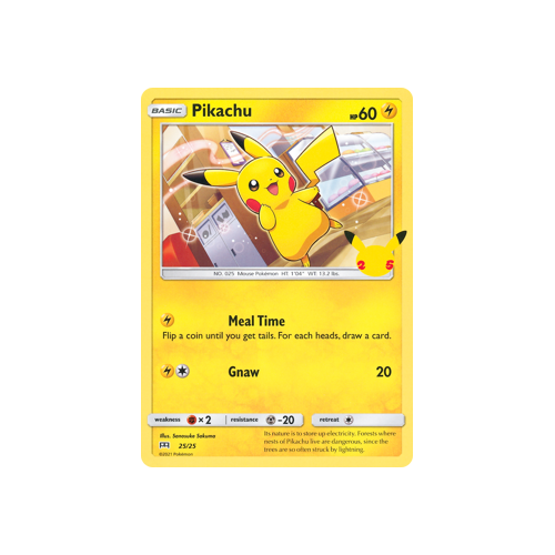 Pikachu 25/25 25th Annv Promo
