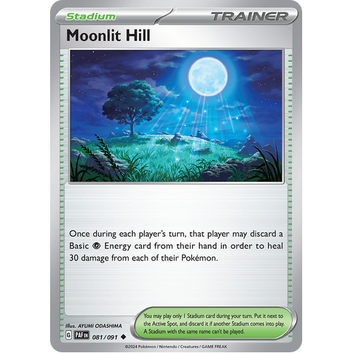 Moonlit Hill 081/091 Uncommon Scarlet & Violet Paldean Fates Single Card