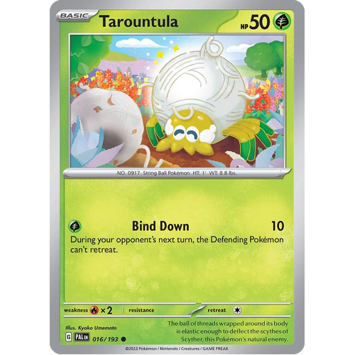 Tarountula 016/193 Common Paldea Evolved Pokemon Card