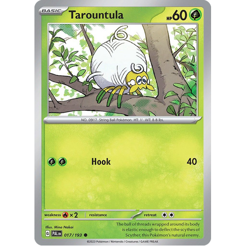 Tarountula 017/193 Common Paldea Evolved Pokemon Card