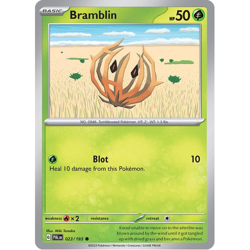 Bramblin 023/193 Common Paldea Evolved Pokemon Card