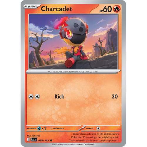 Charcadet 038/193 Common Paldea Evolved Pokemon Card