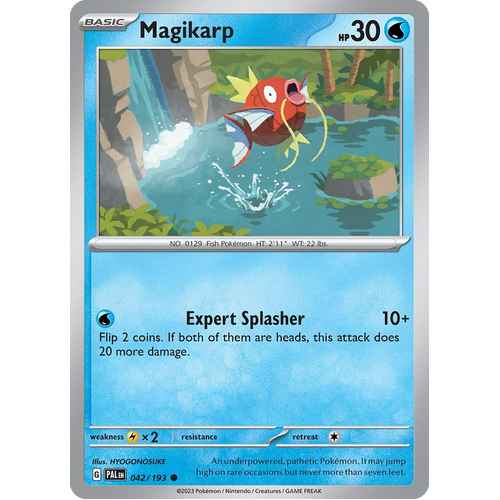 Magikarp 042/193 Common Paldea Evolved Pokemon Card