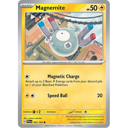 Magnemite 065/193 Common Paldea Evolved Pokemon Card