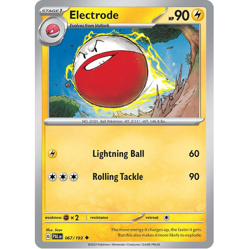Electrode 067/193 Uncommon Paldea Evolved Pokemon Card