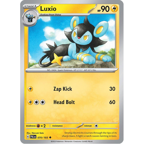 Luxio 070/193 Uncommon Paldea Evolved Pokemon Card