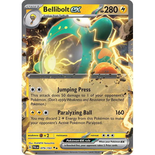 Bellibolt ex 079/193 Double Rare Paldea Evolved Pokemon Card