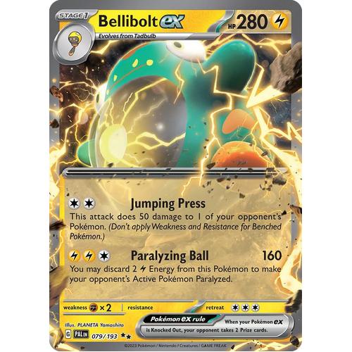Bellibolt ex 079/193 Double Rare Paldea Evolved Pokemon Card