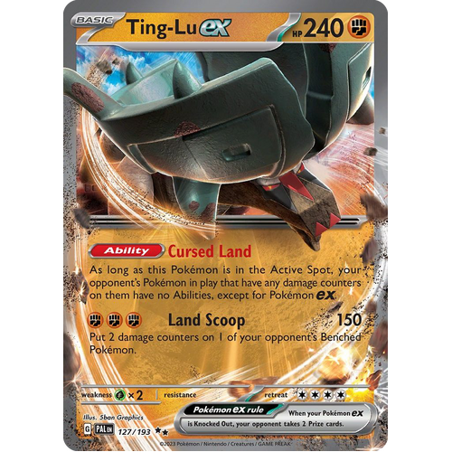 Ting-Lu ex 127/193 Double Rare Paldea Evolved Pokemon Card