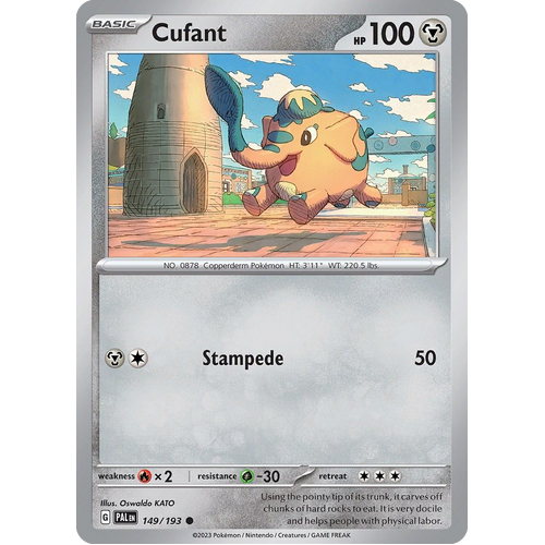 Cufant 149/193 Common Paldea Evolved Pokemon Card