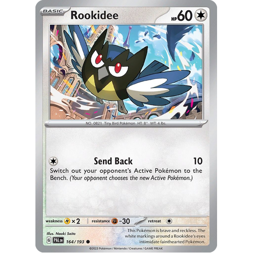 Rookidee 164/193 Common Paldea Evolved Pokemon Card