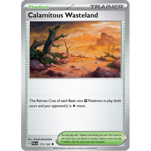 Calamitous Wasteland 175/193 Uncommon Paldea Evolved Pokemon Card