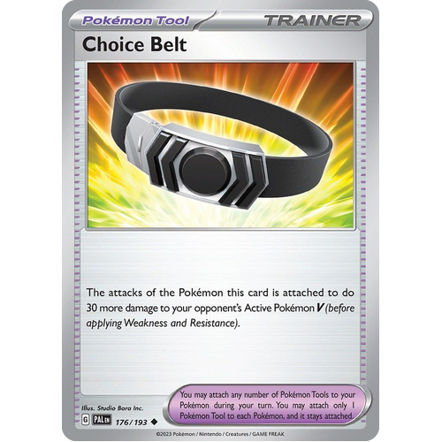 Choice Belt 176/193 Uncommon Paldea Evolved Pokemon Card