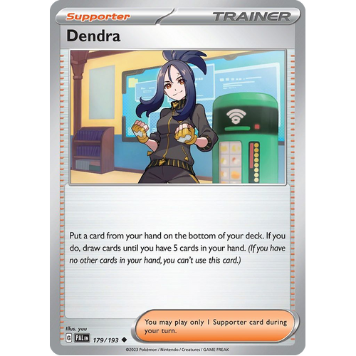 Dendra 179/193 Uncommon Paldea Evolved Pokemon Card