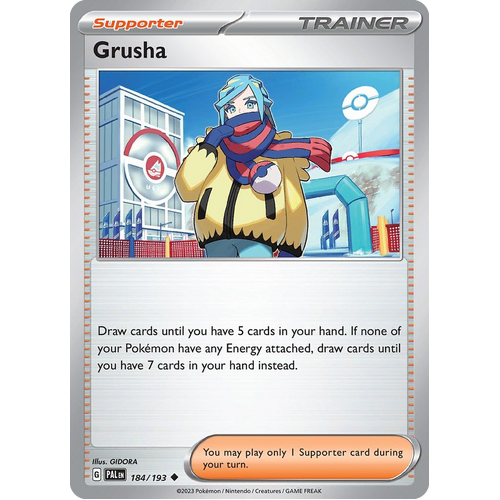 Grusha 184/193 Uncommon Paldea Evolved Pokemon Card