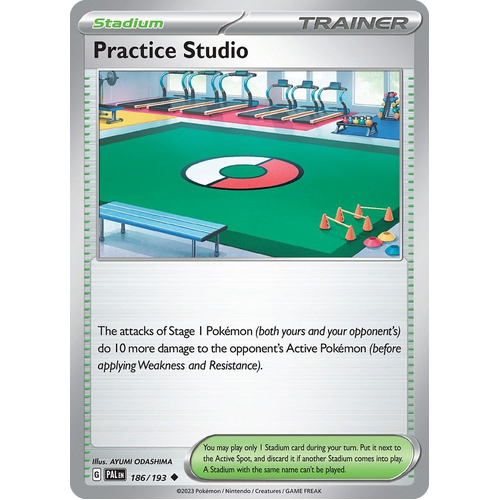 Practice Studio 186/193 Uncommon Paldea Evolved Pokemon Card