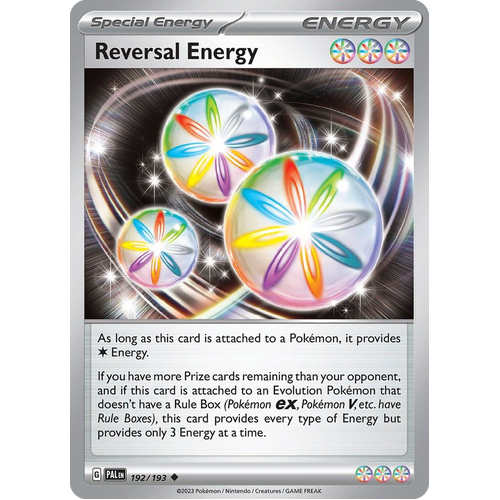 Reversal Energy 192/193 Uncommon Paldea Evolved Pokemon Card