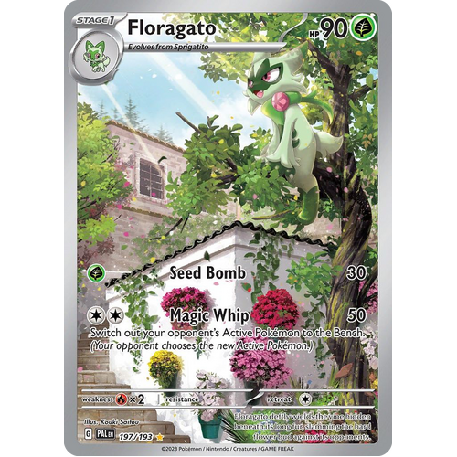 Floragato 197/193 Illustration Rare Paldea Evolved Pokemon Card