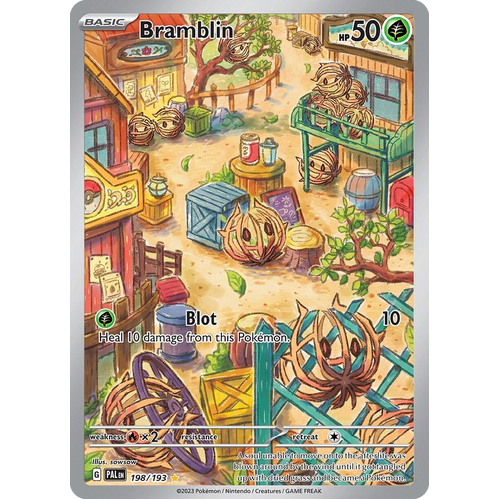 Bramblin 198/193 Illustration Rare Paldea Evolved Pokemon Card