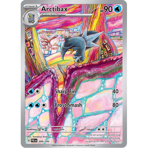 Arctibax 209/193 Illustration Rare Paldea Evolved Pokemon Card