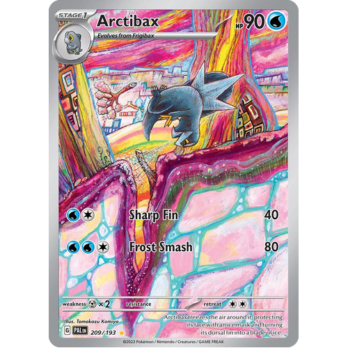 Arctibax 209/193 Illustration Rare Paldea Evolved Pokemon Card