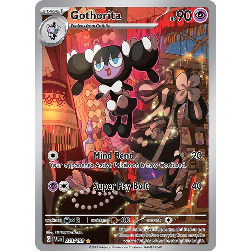Gothorita 213/193 Illustration Rare Paldea Evolved Pokemon Card