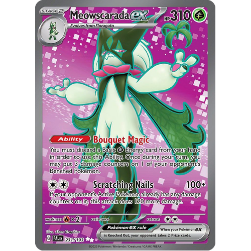 Meowscarada ex 231/193 Ultra Rare Paldea Evolved Pokemon Card