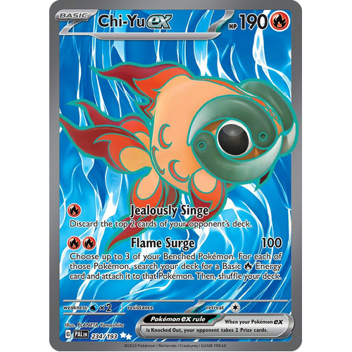 Chi-Yu ex 234/193 Ultra Rare Paldea Evolved Pokemon Card