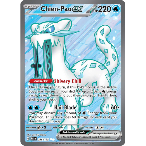 Chien-Pao ex 236/193 Ultra Rare Paldea Evolved Pokemon Card