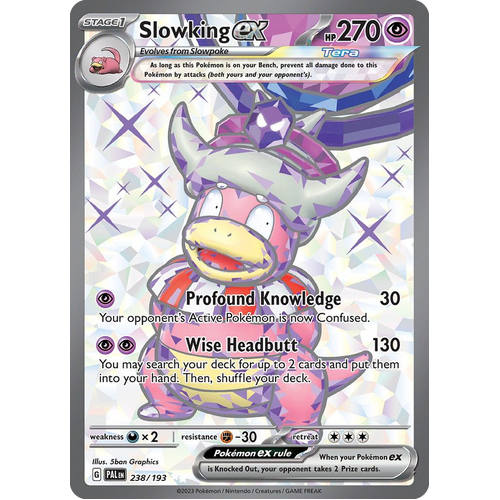 Slowking ex 238/193 Ultra Rare Paldea Evolved Pokemon Card