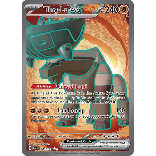 Ting-Lu ex 243/193 Ultra Rare Paldea Evolved Pokemon Card