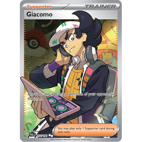 Giacomo 252/193 Ultra Rare Paldea Evolved Pokemon Card