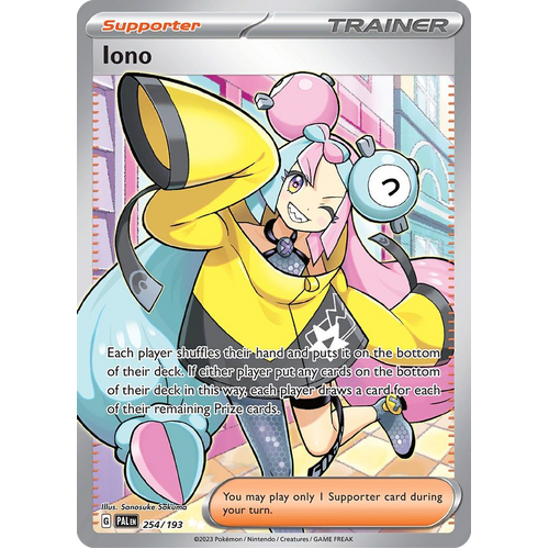 Iono 254/193 Ultra Rare Paldea Evolved Pokemon Card