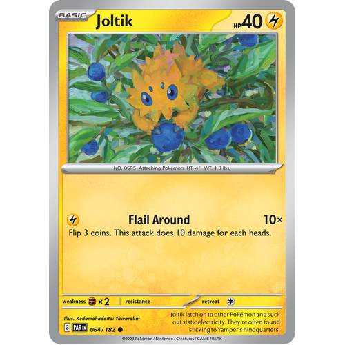 Joltik 064/182 Common Scarlet & Violet Paradox Rift Pokemon Card