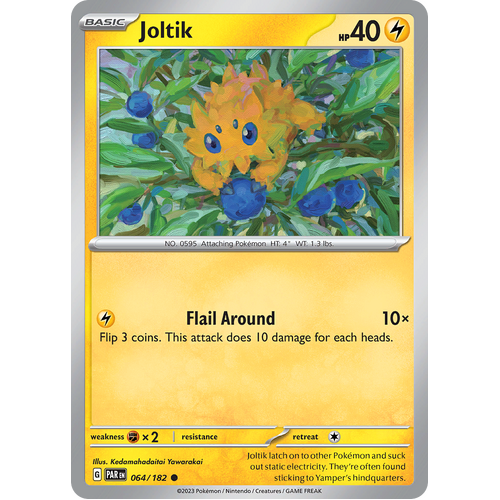Joltik 064/182 Common Scarlet & Violet Paradox Rift Pokemon Card