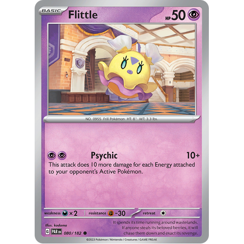 Flittle 080/182 Common Scarlet & Violet Paradox Rift Pokemon Card