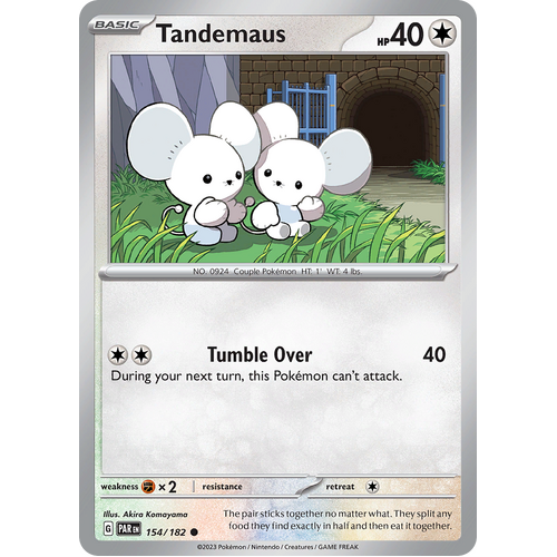 Tandemaus 154/182 Common Scarlet & Violet Paradox Rift Pokemon Card