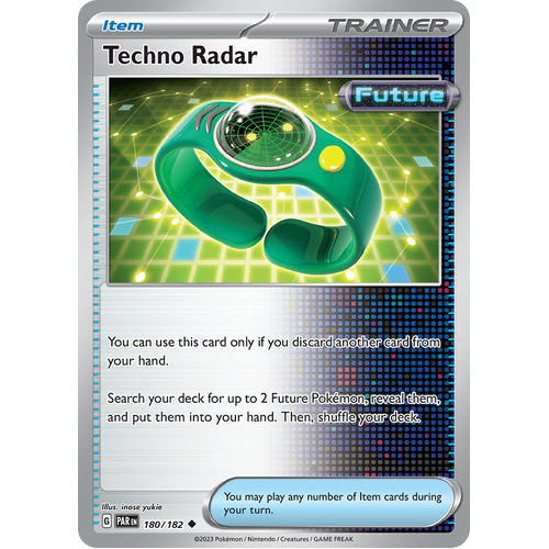 Techno Radar 180/182 Uncommon Scarlet & Violet Paradox Rift Pokemon Card