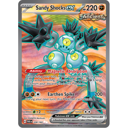 Sandy Shocks ex 228/182 Ultra Rare Scarlet & Violet Paradox Rift Pokemon Card
