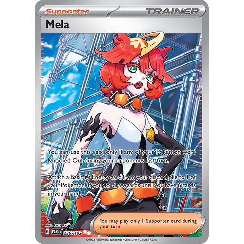 Mela 236/182 Ultra Rare Scarlet & Violet Paradox Rift Pokemon Card