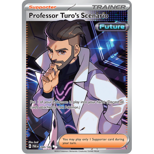 Professor Turo's Scenario 240/182 Ultra Rare Scarlet & Violet Paradox Rift Pokemon Card