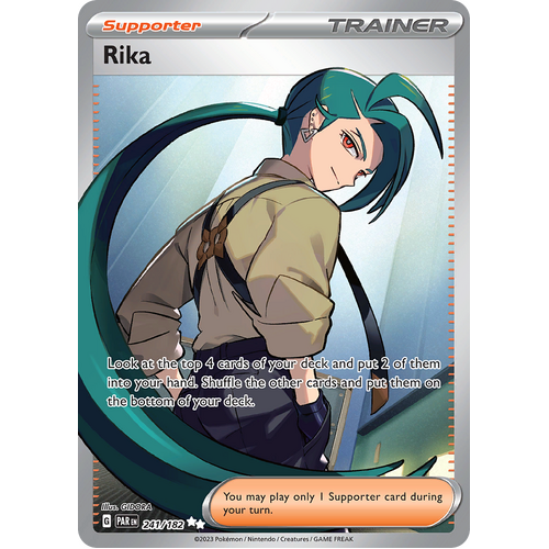 Rika 241/182 Ultra Rare Scarlet & Violet Paradox Rift Pokemon Card