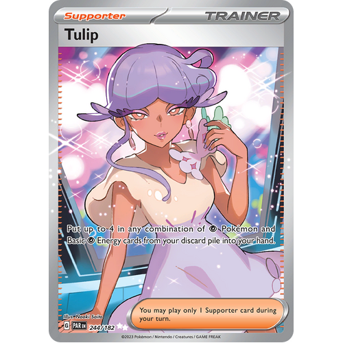 Tulip 244/182 Ultra Rare Scarlet & Violet Paradox Rift Pokemon Card