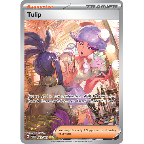 Tulip 259/182 Special Illustration Rare Scarlet & Violet Paradox Rift Pokemon Card