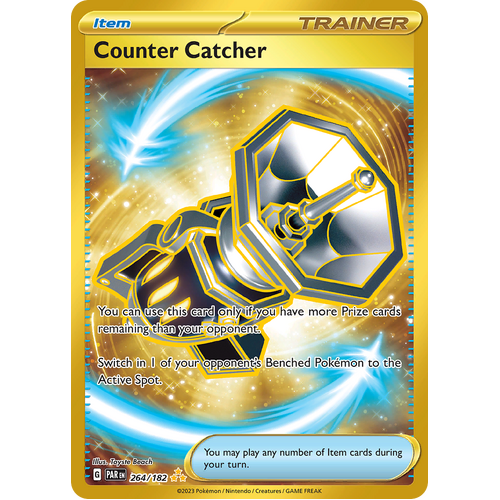 Counter Catcher 264/182 Hyper Rare Scarlet & Violet Paradox Rift Pokemon Card