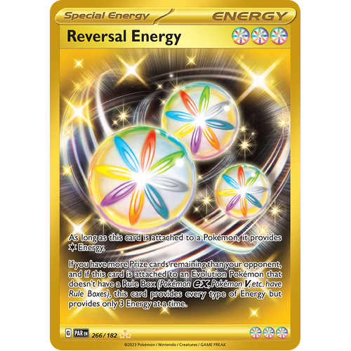 Reversal Energy 266/182 Hyper Rare Scarlet & Violet Paradox Rift Pokemon Card